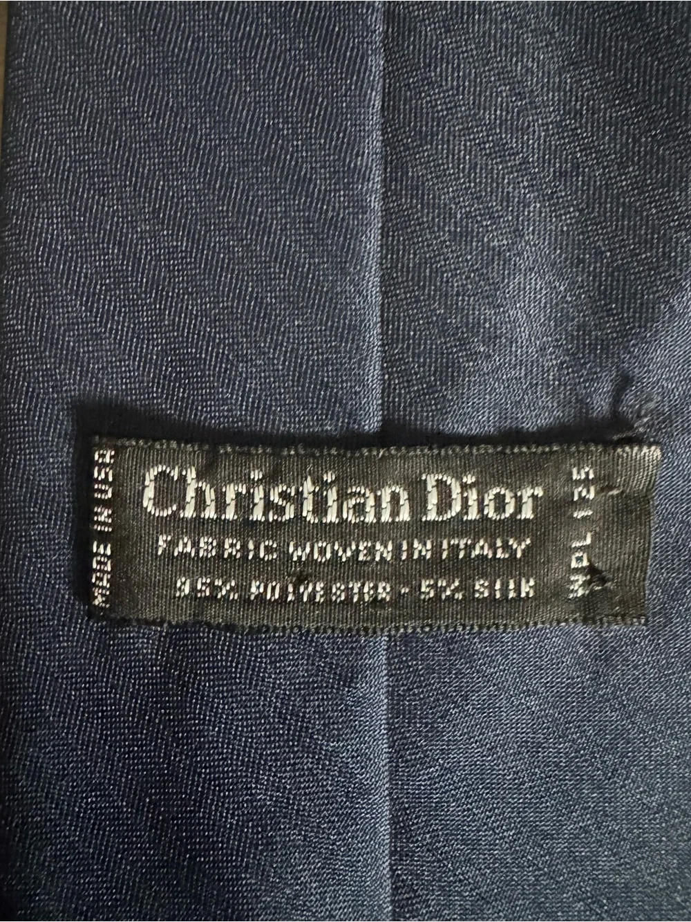 Dior Navy Blue Men's Tie